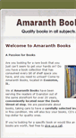 Mobile Screenshot of amaranthbooksil.com