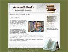 Tablet Screenshot of amaranthbooksil.com
